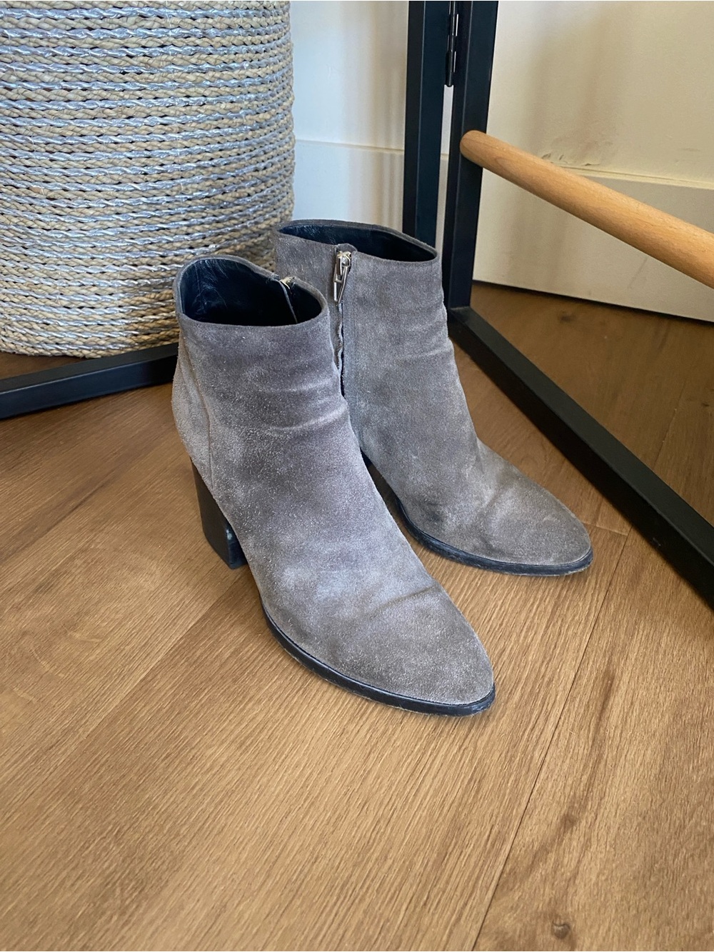 Alexander Wang- Women's Suede Ankle Boots